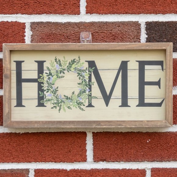 Other - Farmhouse Country Cottage Rustic Wooden Sign HOME Gift 11.75" X 6"